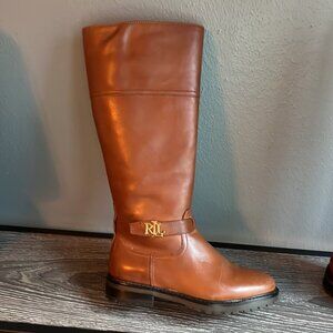 Lauren Ralph Lauren leather riding boots
